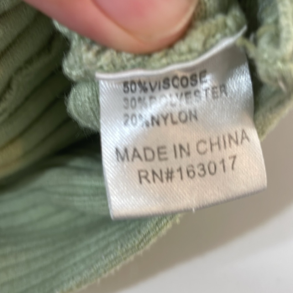 Princess Polly Light Green Arlene Ribbed Knit Tank Top | XS/S - Picture 7 of 7